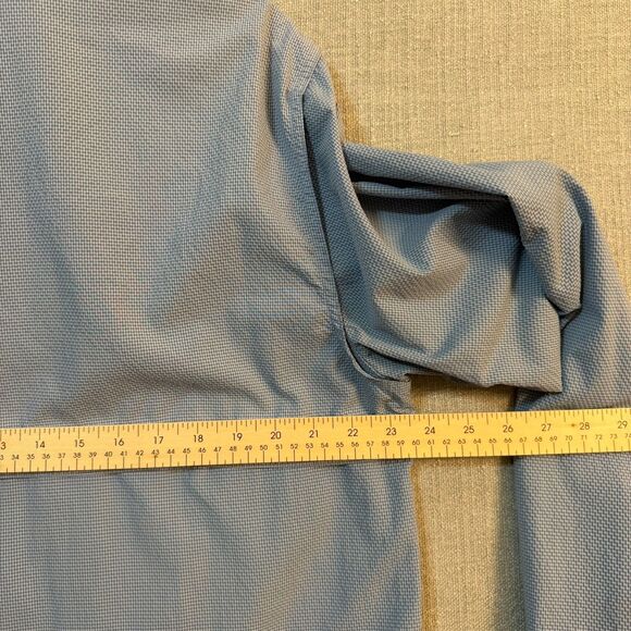 Orvis Vented Fishing Shirt Mens Large 4A38 Roll Up Sleeves Blue Outdoor Hiking - Picture 9 of 15